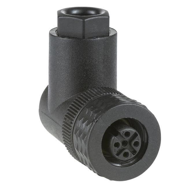 XZCC12FCP40B FEMALE, M12, 4 PIN, ELBOWED CONN