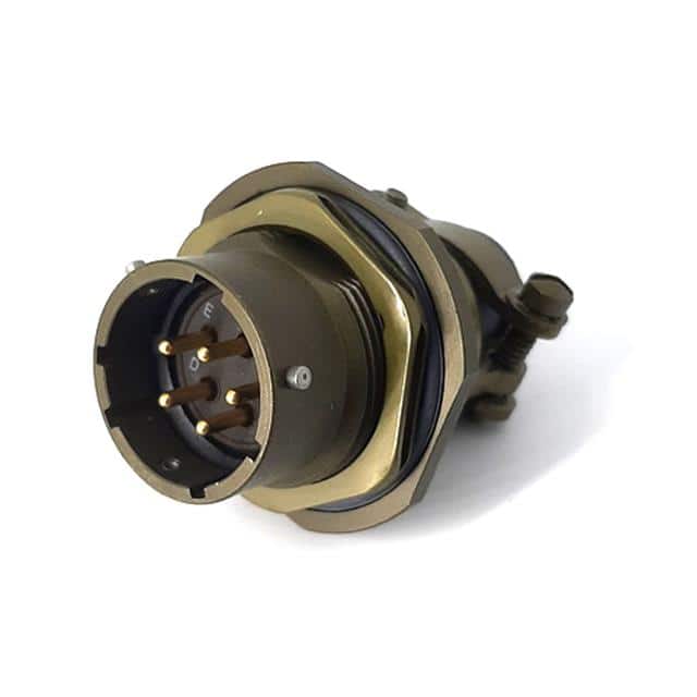 MSW07E14-5P-SR JAM NUT RECEPTACLE, WITH STRAIN