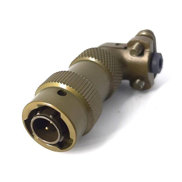 MSW08E8-2P-SR RIGHT ANGLE CABLE PLUG, WITH STR