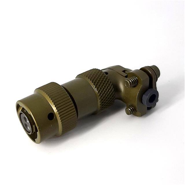MSW08E8-2S-SR RIGHT ANGLE CABLE PLUG, WITH STR