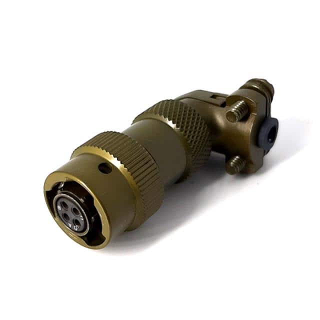 MSW08E8-4S-SR RIGHT ANGLE CABLE PLUG, WITH STR