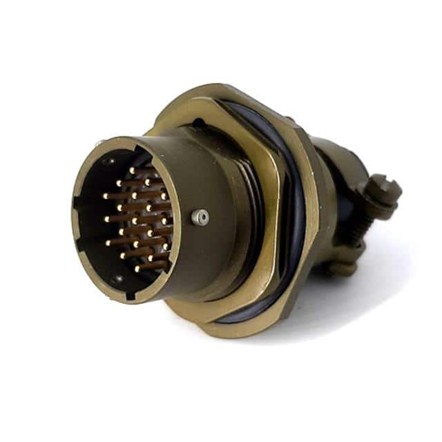 MSW07A14-19P-SR JAM NUT RECEPTACLE, WITH STRAIN