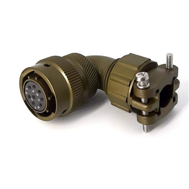 MSW08E12-8S-SR RIGHT ANGLE CABLE PLUG, WITH STR