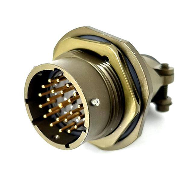 MSW07A16-23P-SR JAM NUT RECEPTACLE, WITH STRAIN