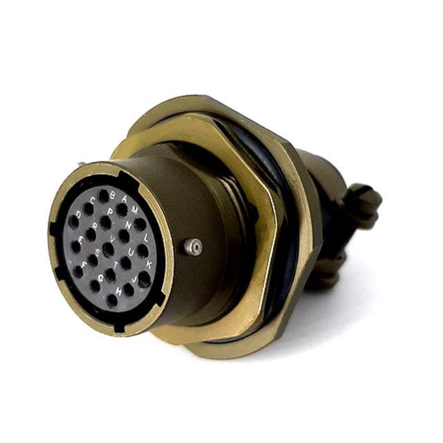 MSW07A14-19S-SR JAM NUT RECEPTACLE, WITH STRAIN