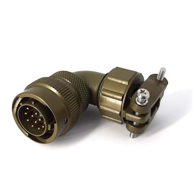 MSW08E12-14P-SR RIGHT ANGLE CABLE PLUG, WITH STR