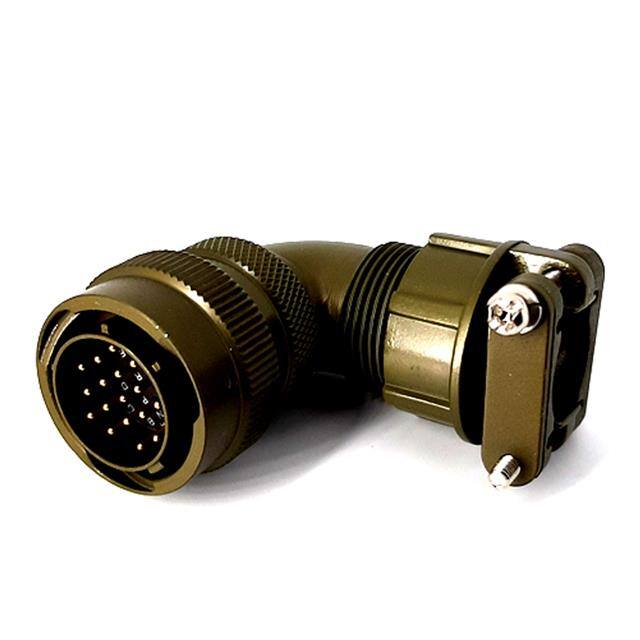 MSW08E14-18P-SR RIGHT ANGLE CABLE PLUG, WITH STR