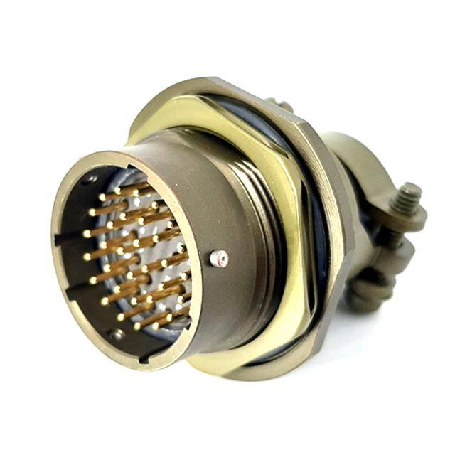 MSW07A18-32P-SR JAM NUT RECEPTACLE, WITH STRAIN