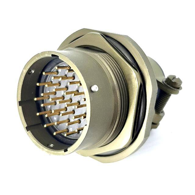 MSW07A22-32P-SR JAM NUT RECEPTACLE, WITH STRAIN