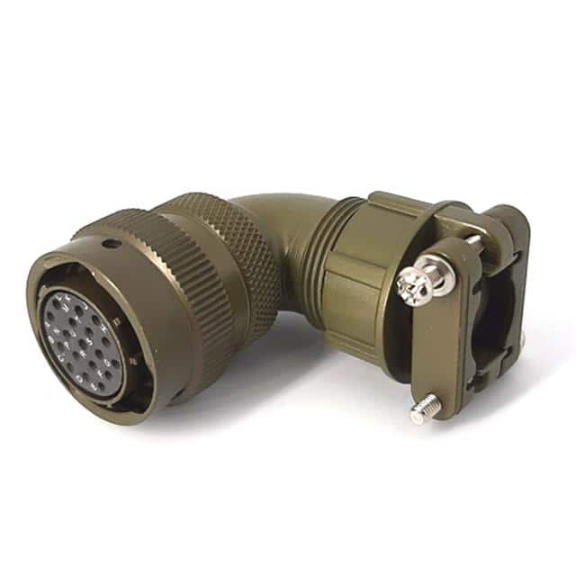 MSW08E14-18S-SR RIGHT ANGLE CABLE PLUG, WITH STR