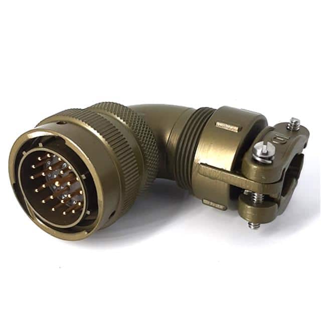 MSW08E16-23P-SR RIGHT ANGLE CABLE PLUG, WITH STR