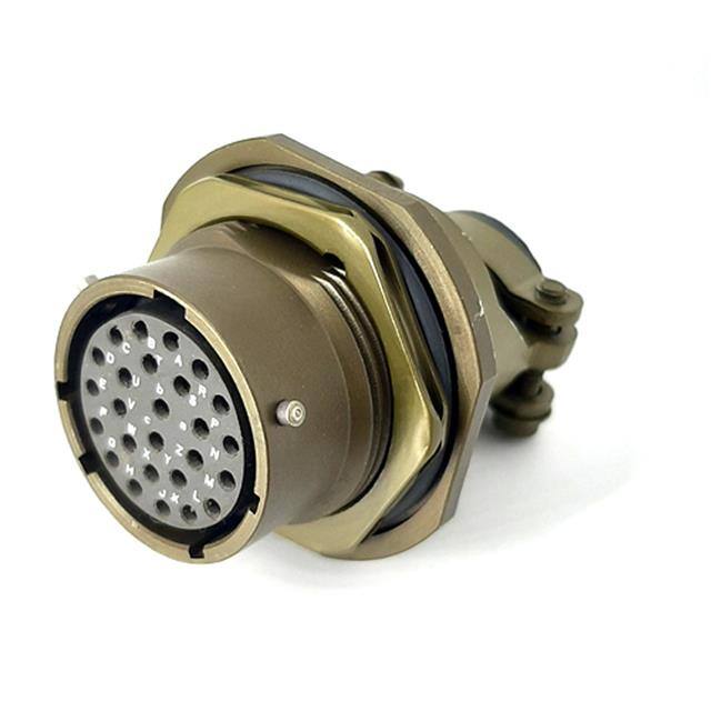 MSW07A16-26S-SR JAM NUT RECEPTACLE, WITH STRAIN