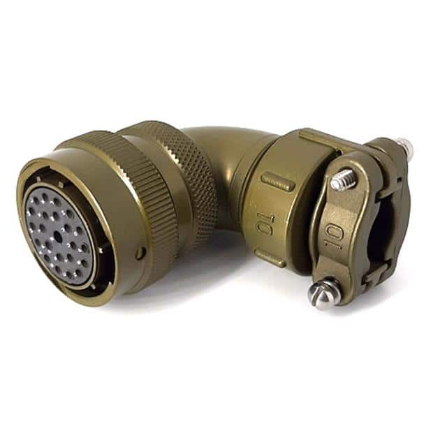MSW08E16-23S-SR RIGHT ANGLE CABLE PLUG, WITH STR