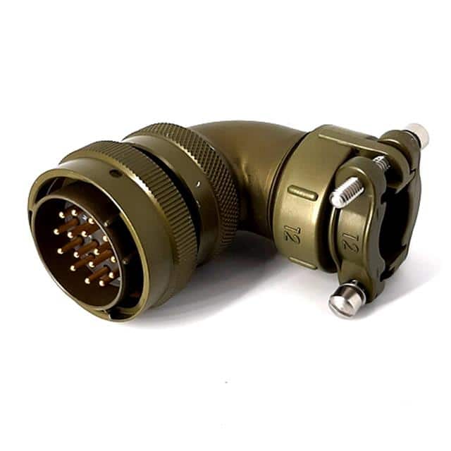 MSW08E20-16P-SR RIGHT ANGLE CABLE PLUG, WITH STR