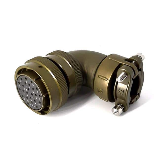 MSW08E20-24S-SR RIGHT ANGLE CABLE PLUG, WITH STR