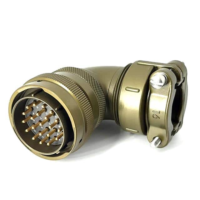 MSW08E22-21P-SR RIGHT ANGLE CABLE PLUG, WITH STR