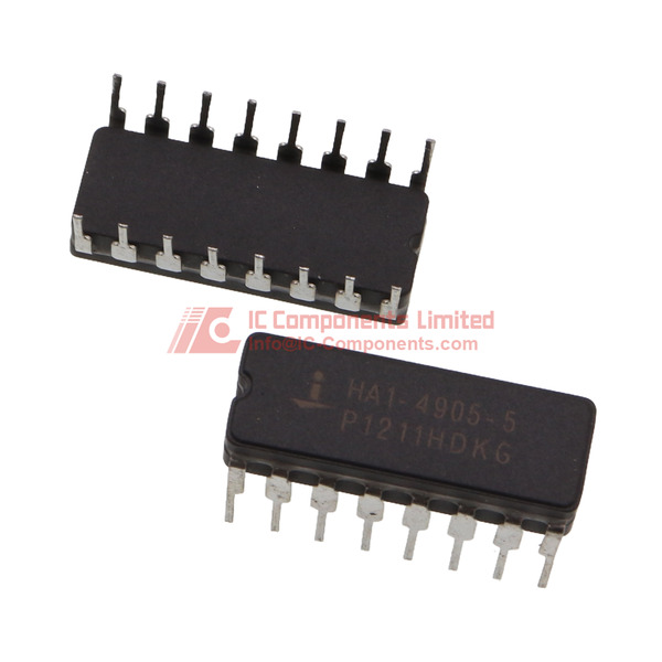 HA1-4905-5 The HA1-4905-5 is a general purpose comparator from Renesas Electronics America Inc. It operates with a supply voltage range of 5V to 15V and has an input offset voltage of 7.5mV.