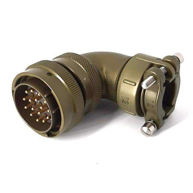 MSW08E20-39P-SR RIGHT ANGLE CABLE PLUG, WITH STR
