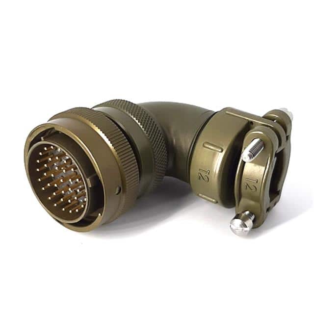 MSW08E20-41P-SR RIGHT ANGLE CABLE PLUG, WITH STR