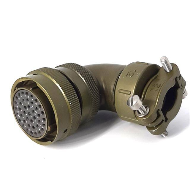 MSW08E20-41S-SR RIGHT ANGLE CABLE PLUG, WITH STR