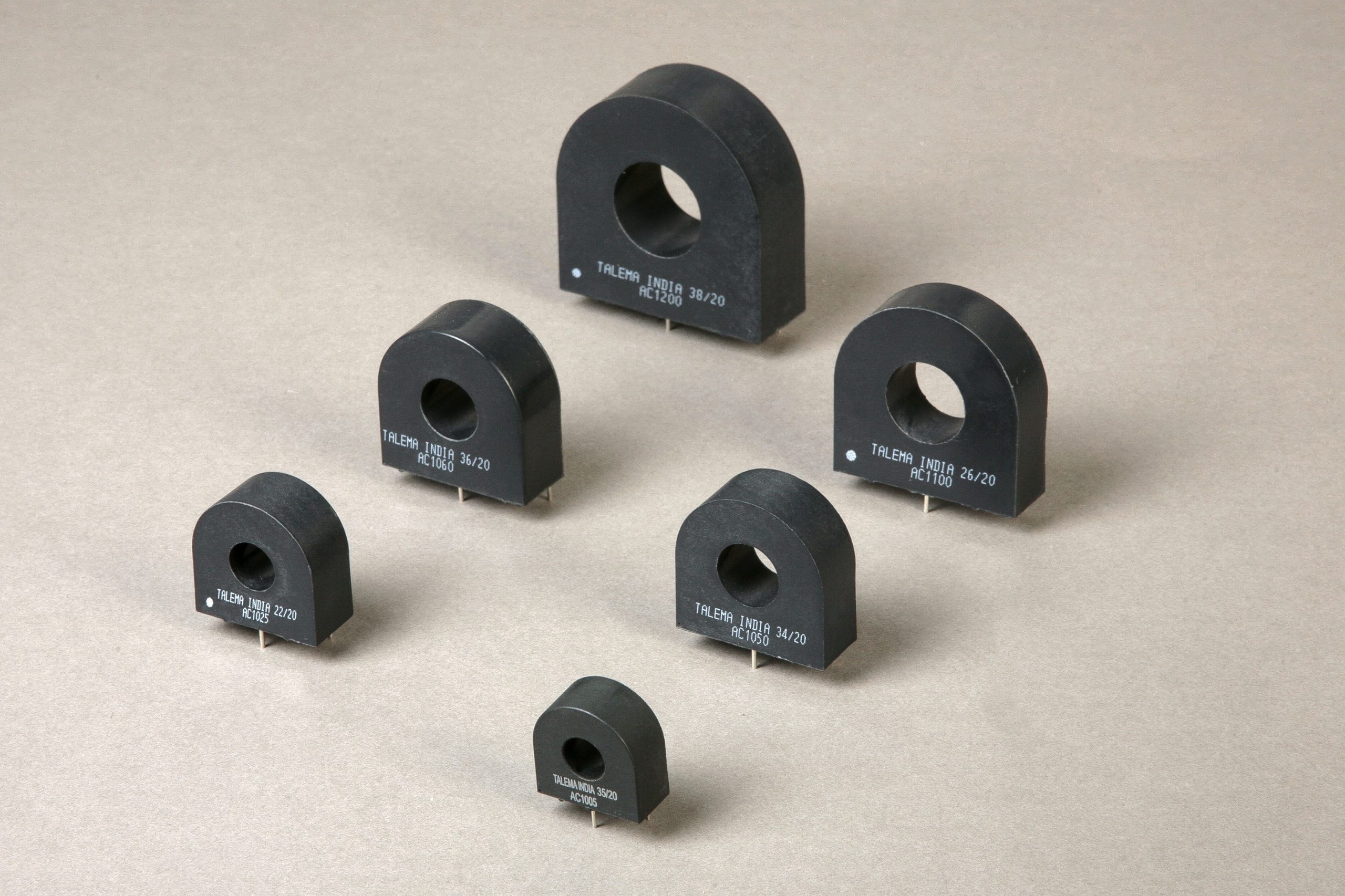 AC1100 The AC1100 is a current sense transformer designed for measuring high current loads. It features a 100A current rating and a through hole mounting style.