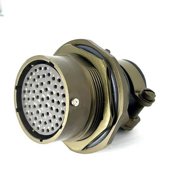 MSW07A24-61S-SR JAM NUT RECEPTACLE, WITH STRAIN