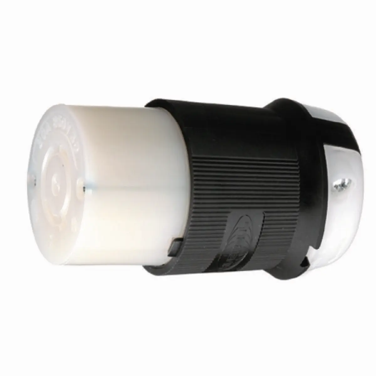HBL2423 The Hubbell HBL2423 is an industrial female connector body with a 20A current rating and 250V AC voltage capacity. It features a Twist-Lock design and screw terminals for secure connections.