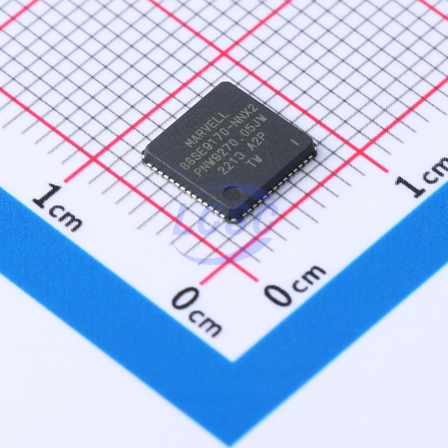 88SE9170A2-NNX2I000 The Marvell 88SE9170A2-NNX2I000 is a controller IC. It features RoHS3 compliance and MSL 1.