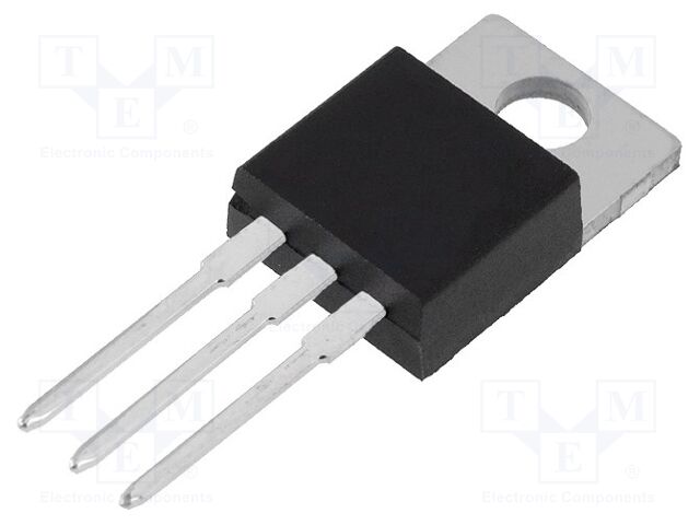 SPP08P06PHXKSA1 The Infineon SPP08P06PHXKSA1 is a P-channel MOSFET transistor with a drain-source voltage of -60V and a continuous drain current of -8.8A. It is supplied in a THT package.