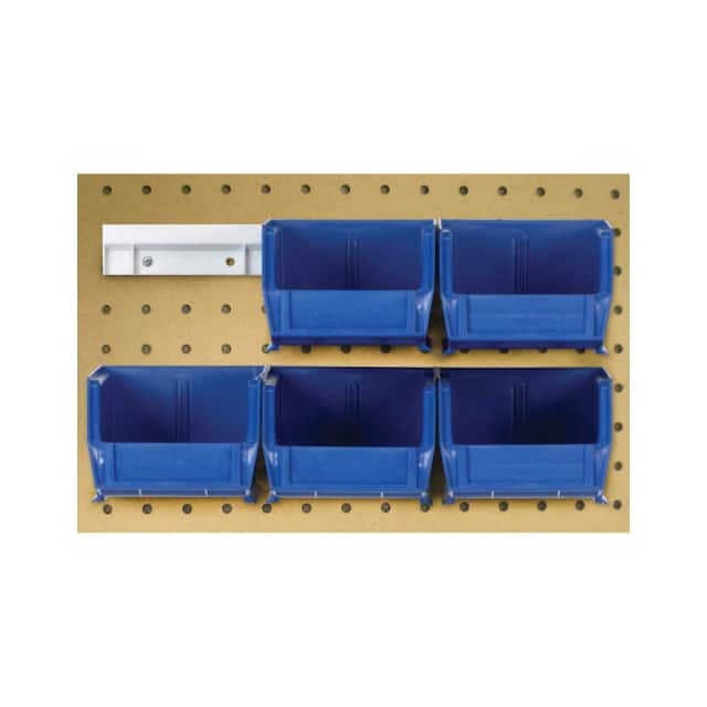 HNS210BL HANG & STACK BINS W/TWO 12" RAIL