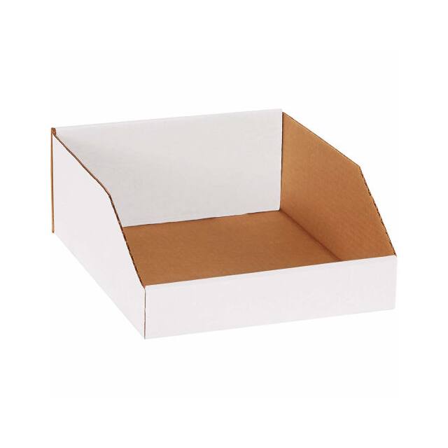 BSBINMT1012 OPEN TOP WHITE CORRUGATED BIN BO