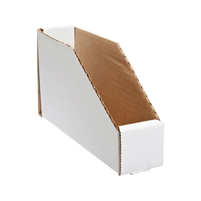 BINBIN29 OPEN TOP WHITE CORRUGATED BOXES,