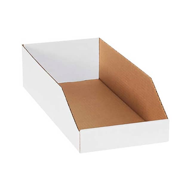 BSBINBWZ818 OPEN TOP WHITE CORRUGATED BIN BO