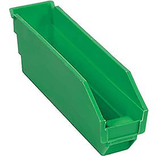 QSB100GN PLASTIC SHELF BIN NESTABLE 2-3/4