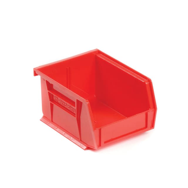 30210 RED AKROBIN PLASTIC STACKING BIN, 4-