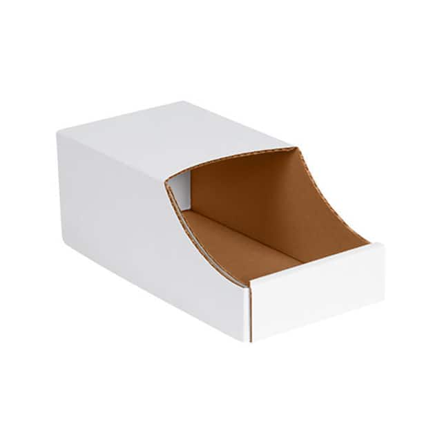 BINB612 STACKABLE WHITE CORRUGATED BIN B