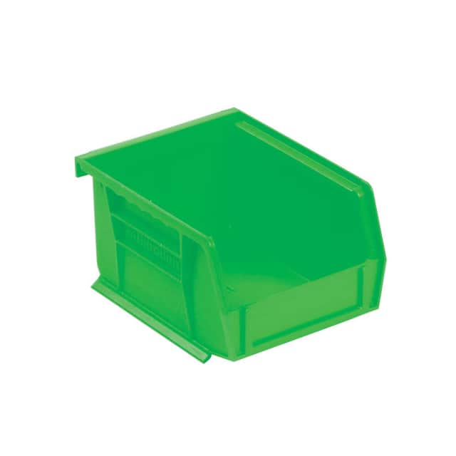 30210GREEN PLASTIC STACKING BIN, 4-1/8"W X