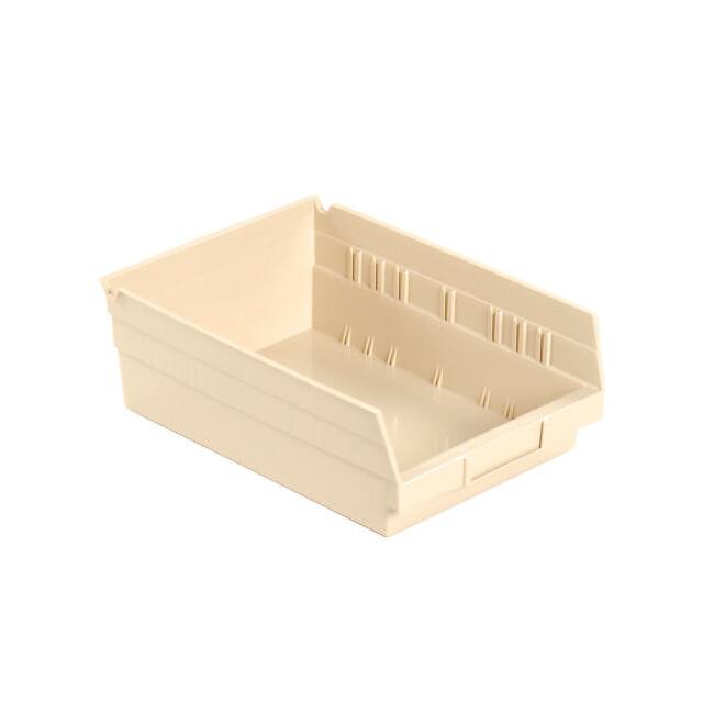 QSB102IV PLASTIC SHELF BIN NESTABLE 6-5/8