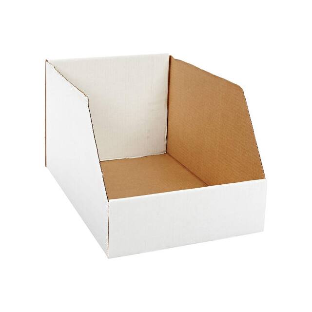 BSBINJ121810 JUMBO OPEN TOP WHITE CORRUGATED