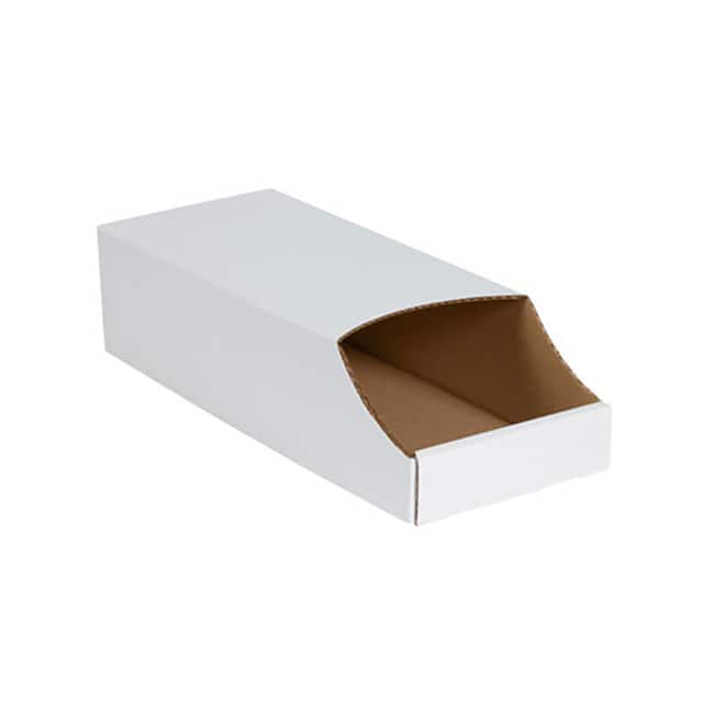 BINB818 STACKABLE WHITE CORRUGATED BIN B