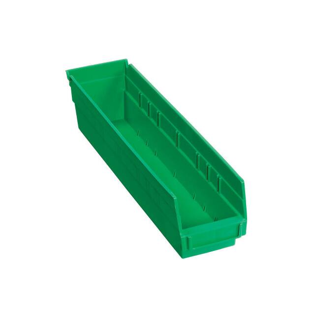 QSB103GN PLASTIC SHELF BIN NESTABLE 4-1/8