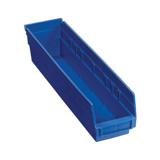 QSB103BL NESTABLE SHELF STORAGE BIN, PLAS