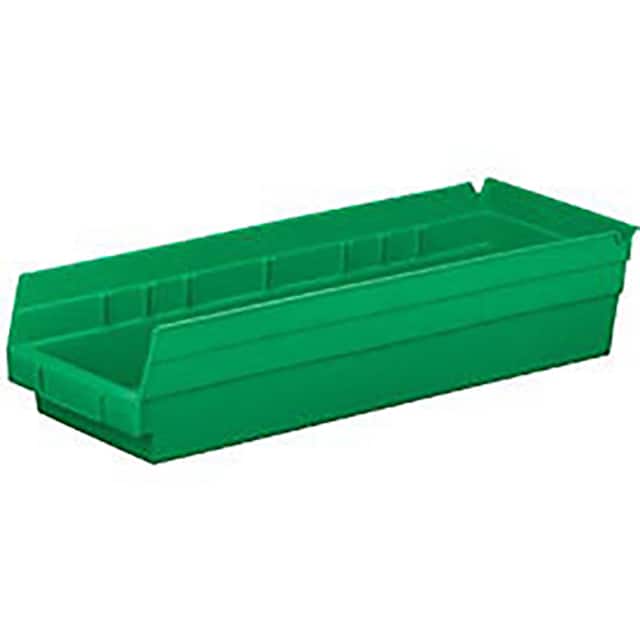 QSB104GN PLASTIC SHELF BIN NESTABLE 6-5/8