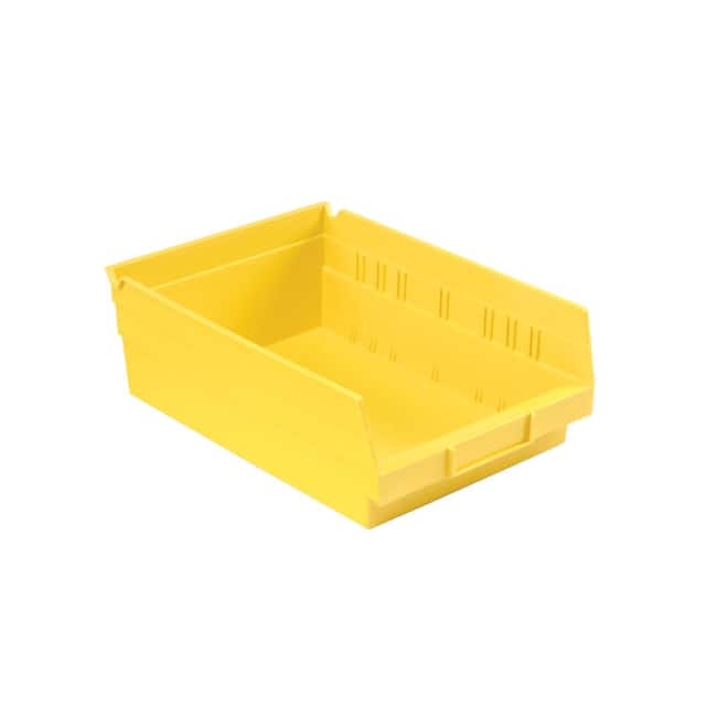 QSB107YL NESTABLE SHELF BIN, PLASTIC, 8-3