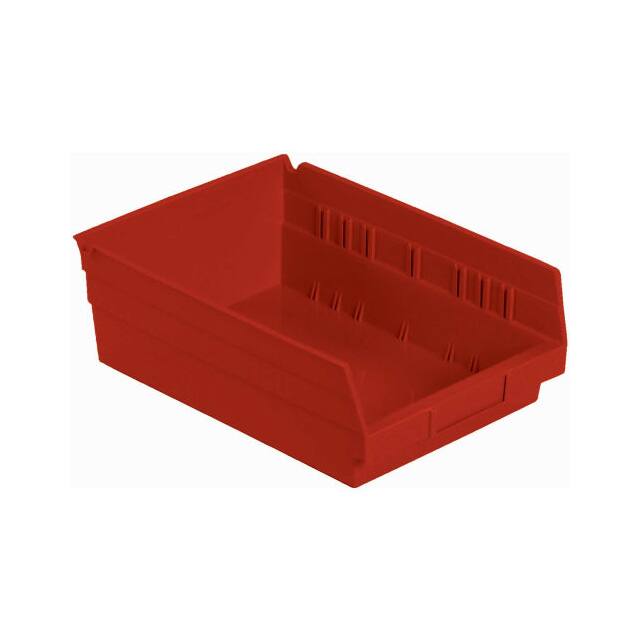 QSB107RD PLASTIC SHELF BIN NESTABLE 8-3/8
