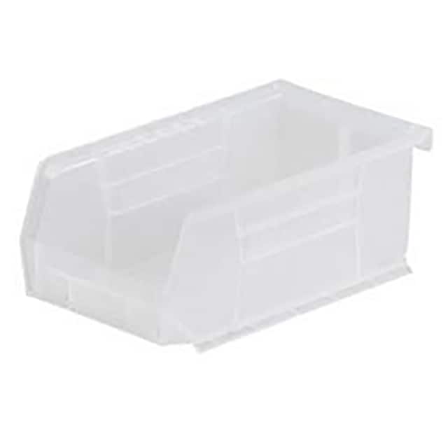 30220SCLAR PLASTIC STACKING BIN, 4-1/8"W X