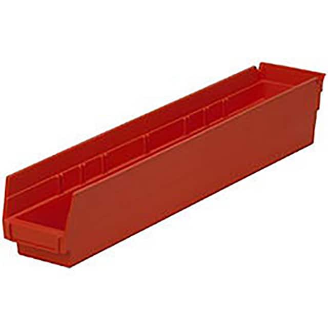 QSB105RD PLASTIC SHELF BIN NESTABLE 4-1/8