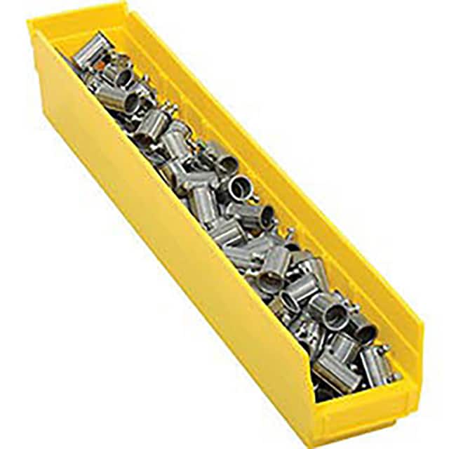 QSB105YL PLASTIC SHELF BIN NESTABLE 4-1/8