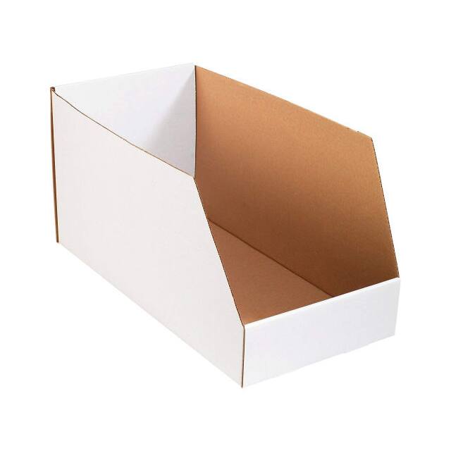 BSBINJ122412 JUMBO OPEN TOP WHITE CORRUGATED