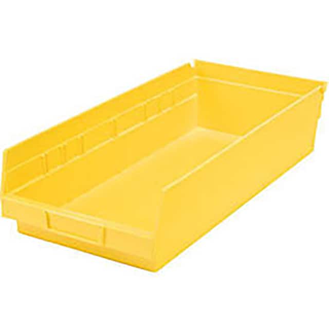 QSB108YL PLASTIC SHELF BIN NESTABLE 8-3/8